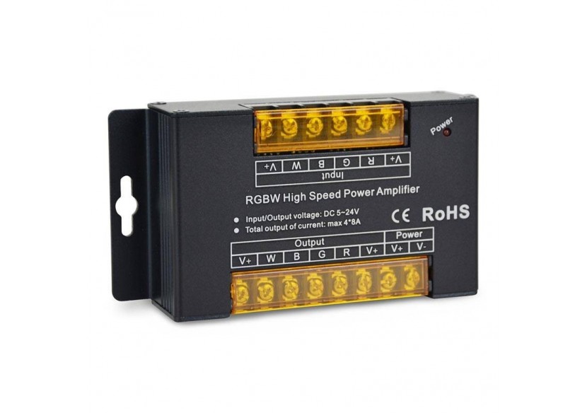 Répétiteur RGB-W 12/24V-DC 8A/Canal - B1625-4 - Barcelona LED Répétiteur RGB-W 12/24V-DC 8A/Canal - B1625-4 - Barcelona LED