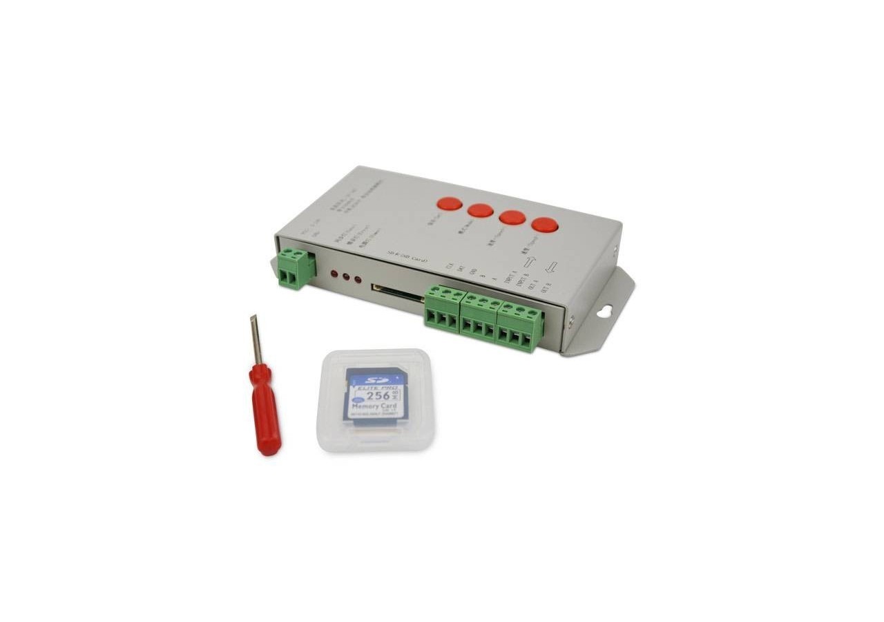 Programmateur Pixel 5-24V avec SDCard 128MB pour ruban LED IC - B1610-4 - Barcelona LED