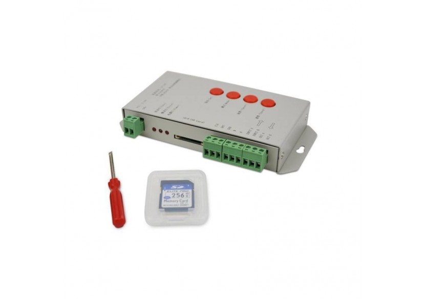 Programmateur Pixel 5-24V avec SDCard 128MB pour ruban LED IC - B1610-4 - Barcelona LED