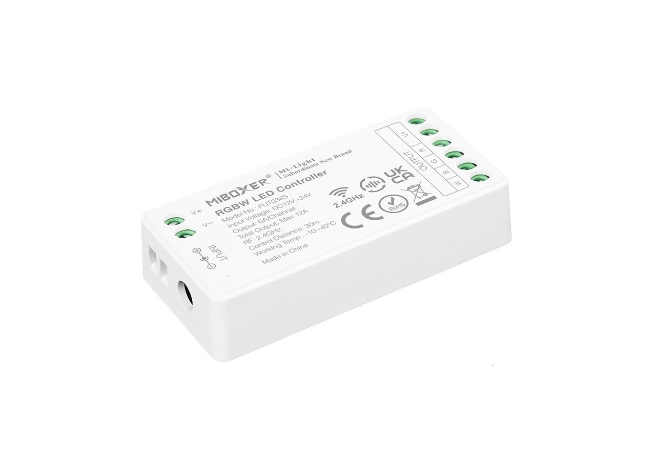Contrôleur de bande RGBW 12/24V DC-2.4G-WIFI-MiBoxer-FUT038S - FUT038S - Barcelona LED