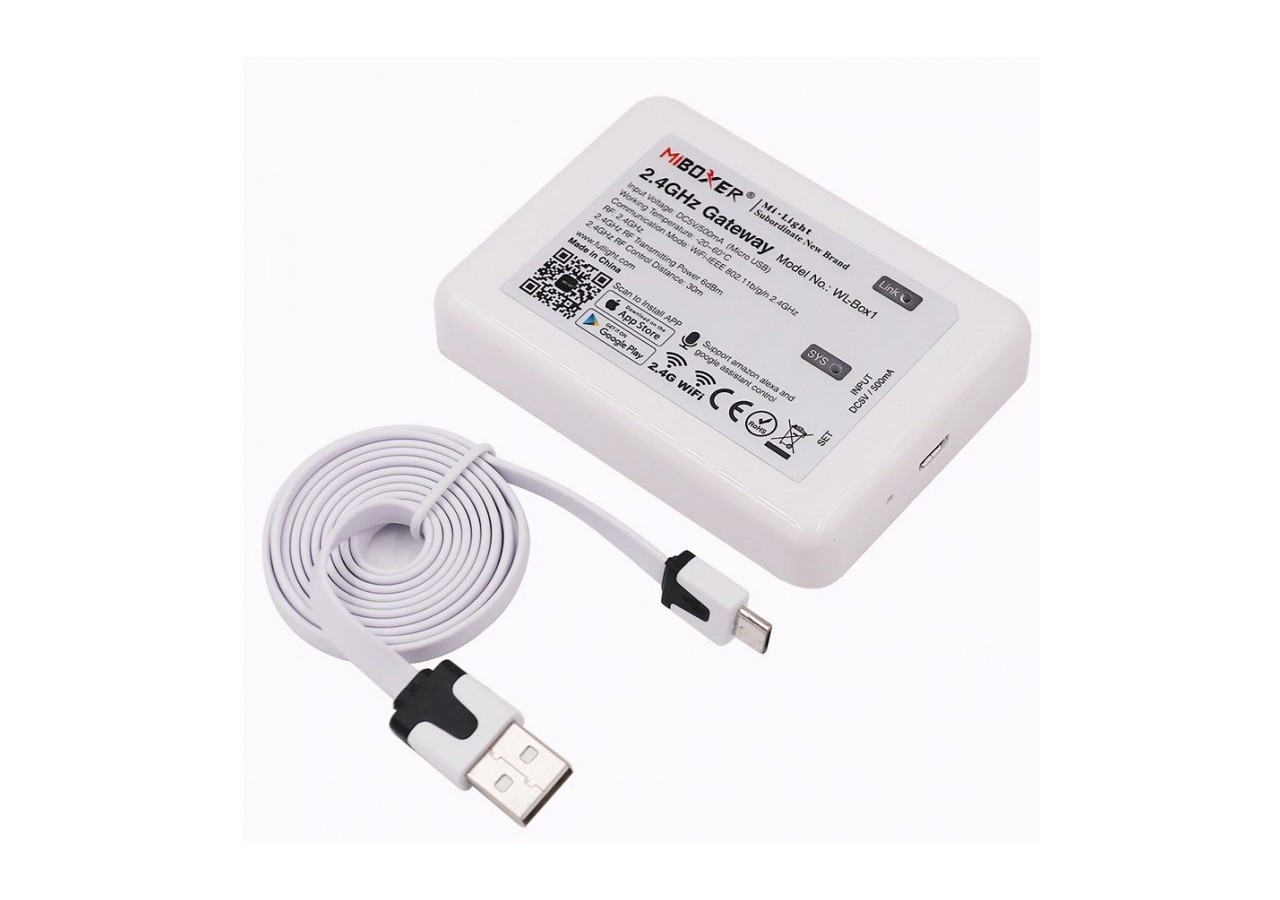 Contrôleur Wifi IBOX2.0 SMARTHOME | MiLight WL-BOX1 - WL-BOX1 - Barcelona LED