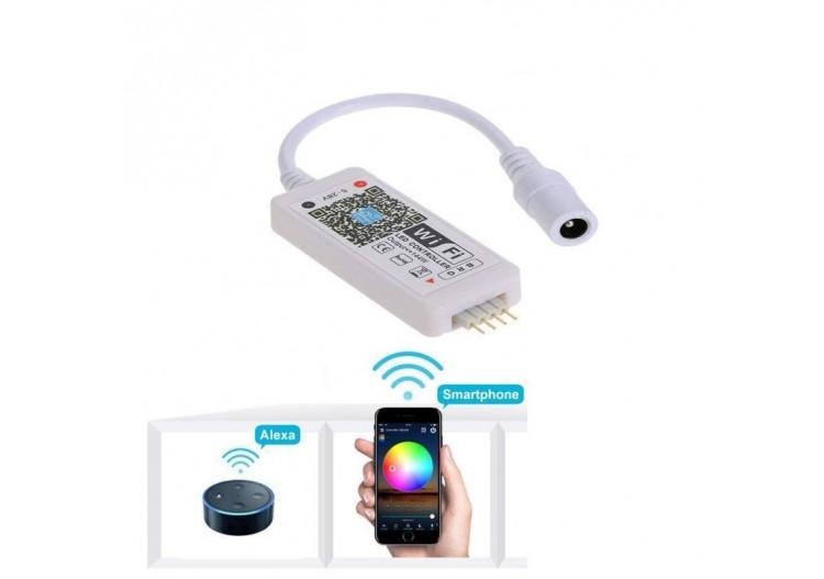 Contrôleur RGB WIFI 12-24V POUR IOS / ANDROID COMPATIBLE AVEC ALEXA / GOOGLE HOME - B1611 - Barcelona LED 2