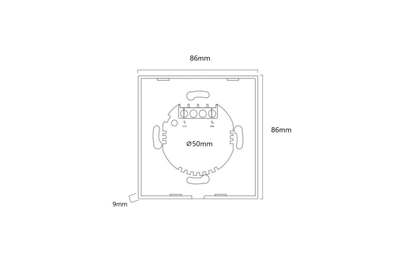 SONOFF TOUCH Interrupteur tactile WiFi / SmartHome - SONOFFT4EU1C - Barcelona LED