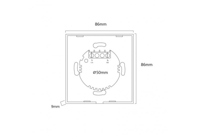 SONOFF TOUCH Interrupteur tactile WiFi / SmartHome - SONOFFT4EU1C - Barcelona LED