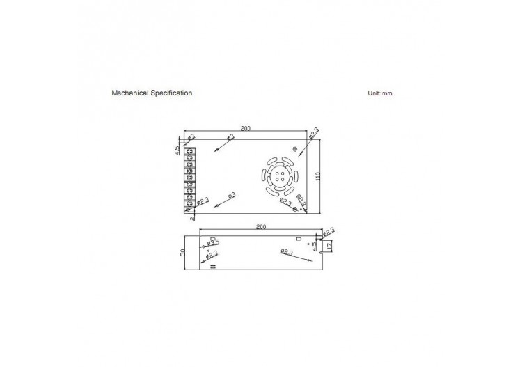 Alimentation à découpage 350W 12V DC 24.5A - B1563-350 - Barcelona LED 2
