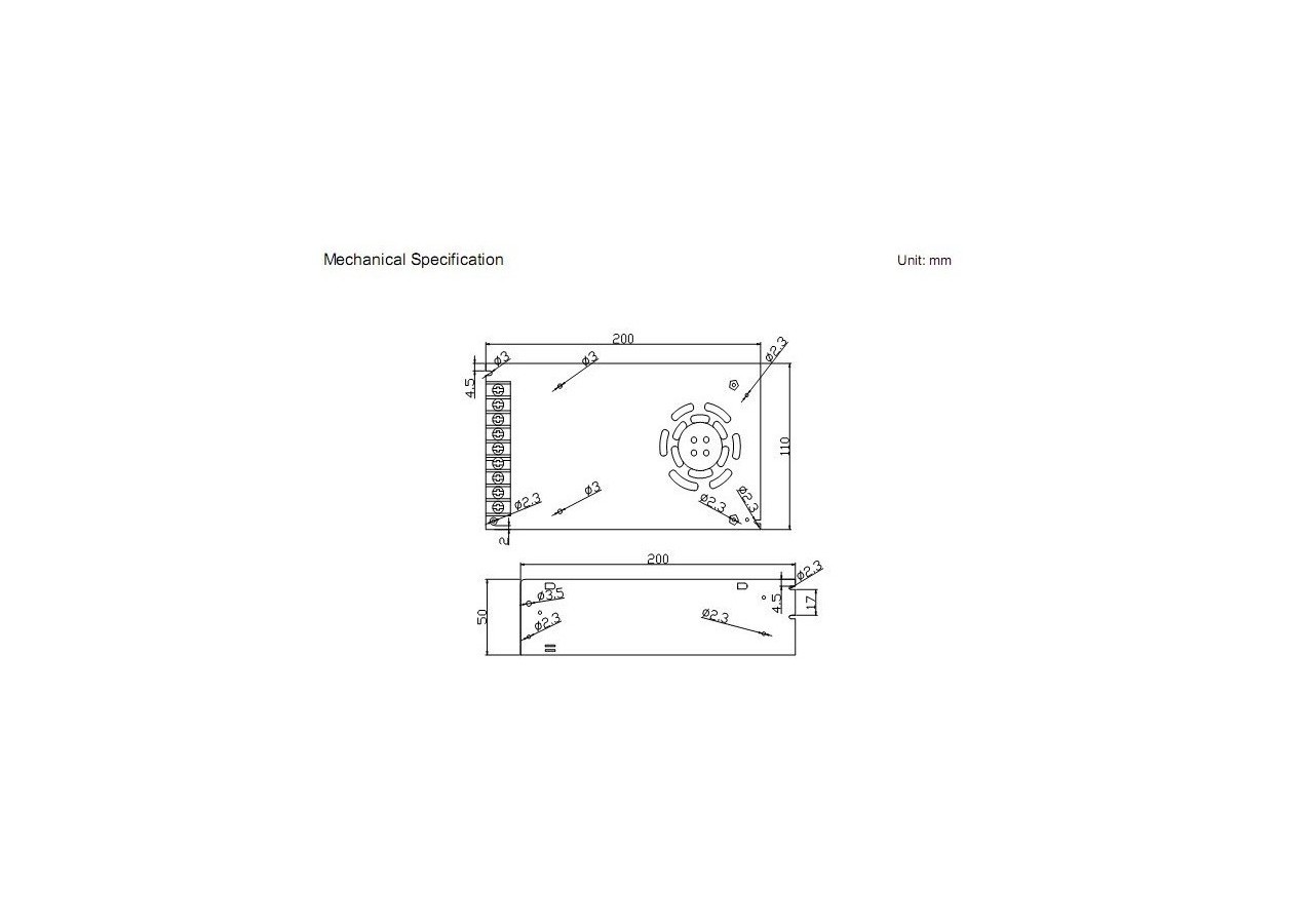 Alimentation à découpage 350W 12V DC 24.5A - B1563-350 - Barcelona LED