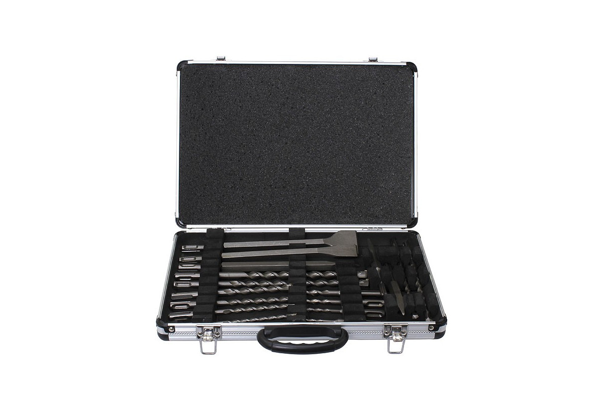 12 forets, 2 pointes, 3 burins SDS-Plus - Makita : Confort'Mat