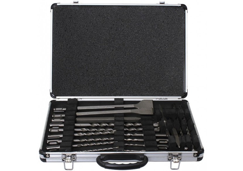 12 forets, 2 pointes, 3 burins SDS-Plus - Makita : Confort'Mat