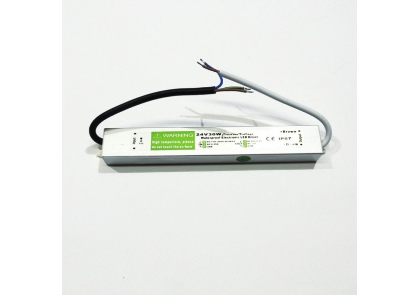 Alimentation étanche 30W 24V DC 1.25A IP67 - B1584-30 - Barcelona LED Alimentation étanche 30W 24V DC 1.25A IP67 - B1584-30 - Barcelona LED