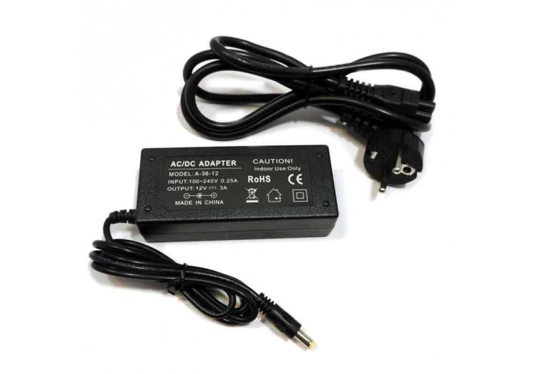 Bloc alimentation 36W 12V-DC 3A - B1537-36 - Barcelona LED