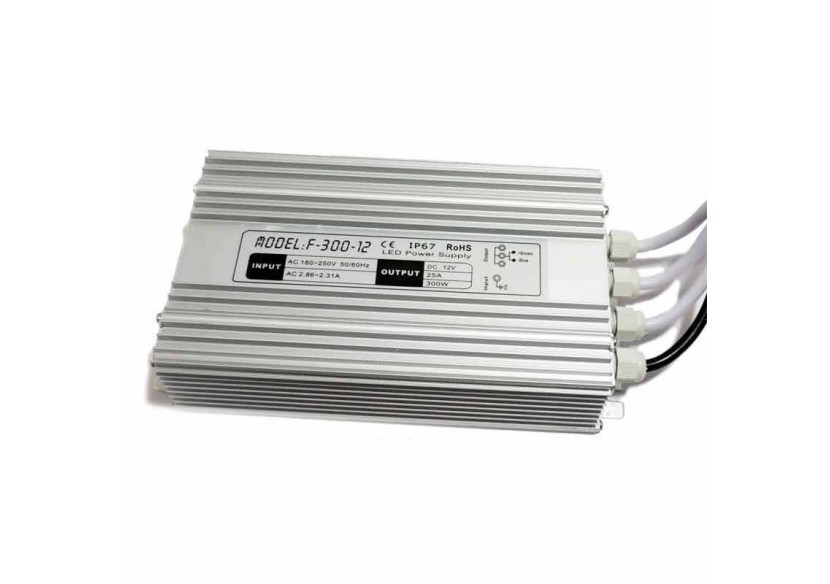 Alimentation étanche 300W 12V DC 25A IP67 - B1580-300 - Barcelona LED Alimentation étanche 300W 12V DC 25A IP67 - B1580-300 - Barcelona LED