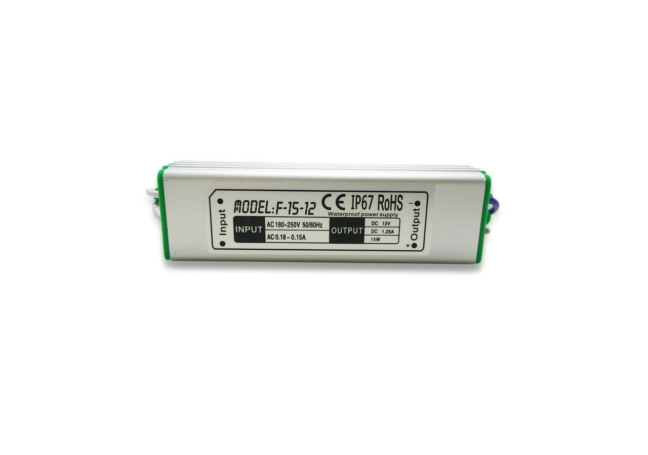 Alimentation LED étanche 15W1.25A IP67 - B1580-15 - Barcelona LED