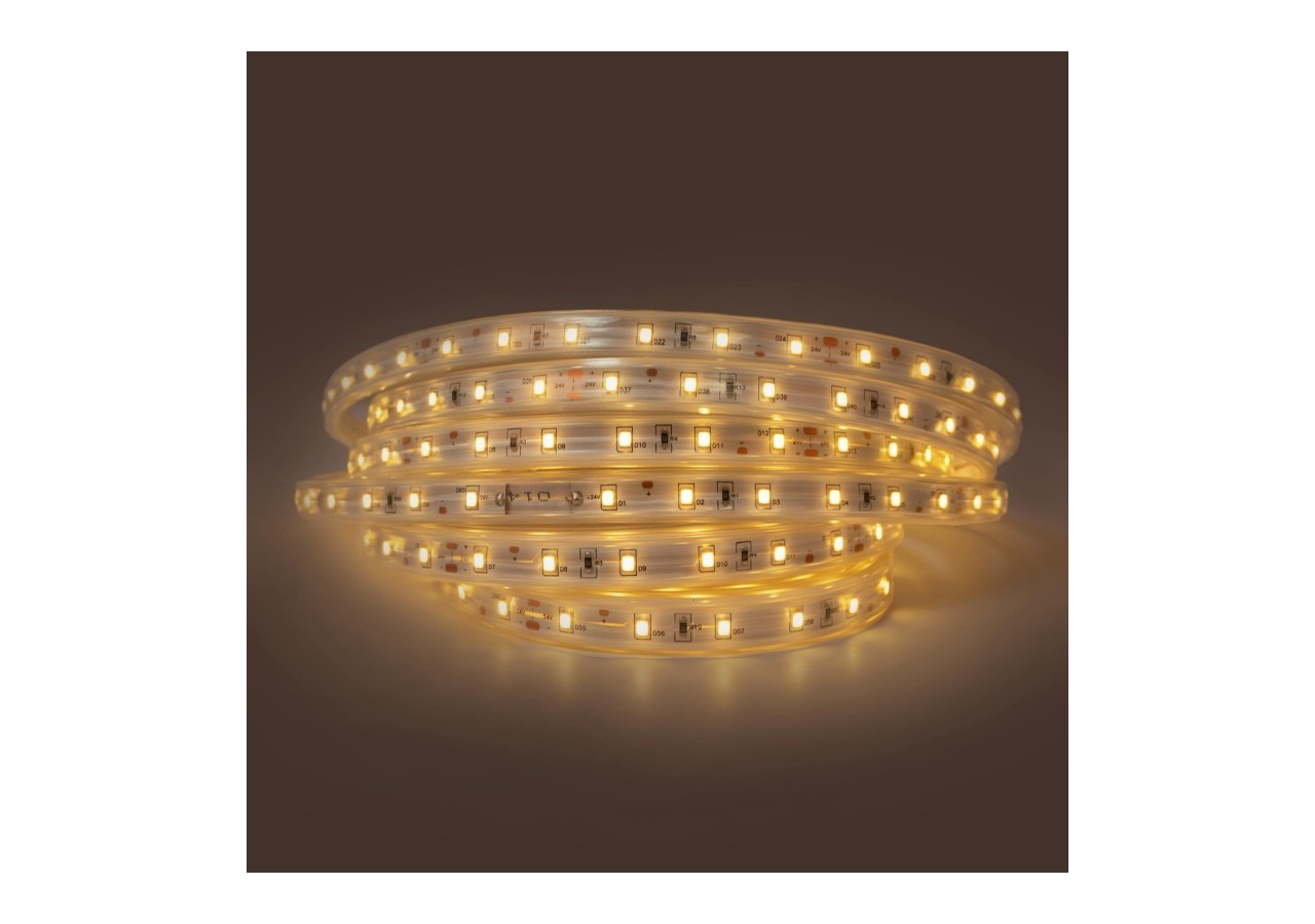 Ruban LED solaire extérieur avec télécommande 40W-12mm-10m-2700K-IP65 - SL29-40W - Barcelona LED