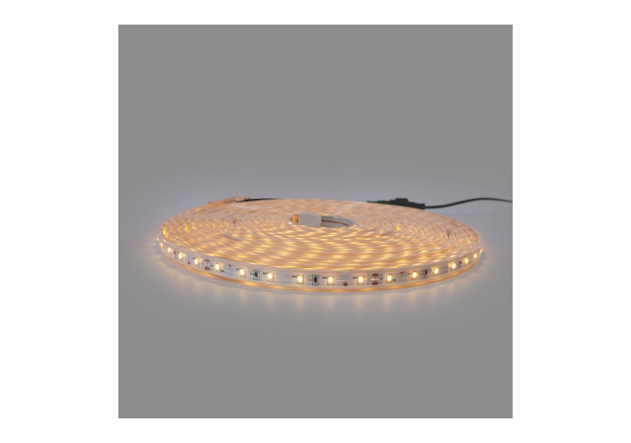 Ruban LED solaire extérieur avec télécommande 40W-12mm-10m-2700K-IP65 - SL29-40W - Barcelona LED
