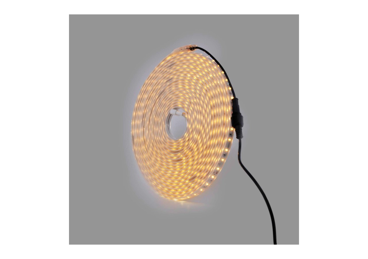 Ruban LED solaire extérieur avec télécommande 40W-12mm-10m-2700K-IP65 - SL29-40W - Barcelona LED