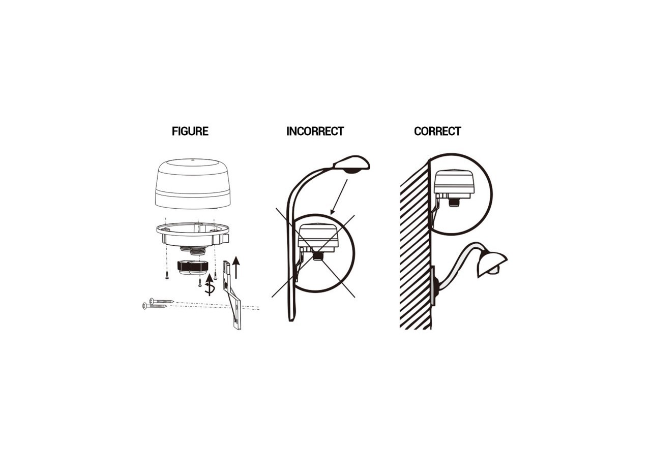 Détecteur de luminosité avec photocellule / Crépusculaire - S1100 - Barcelona LED