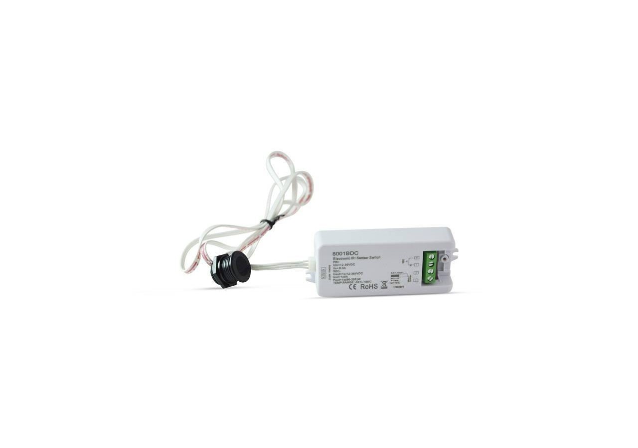 Interrupteur IR avec détecteur de mouvement 12-36V IP20 - SR-8001BDC - Barcelona LED