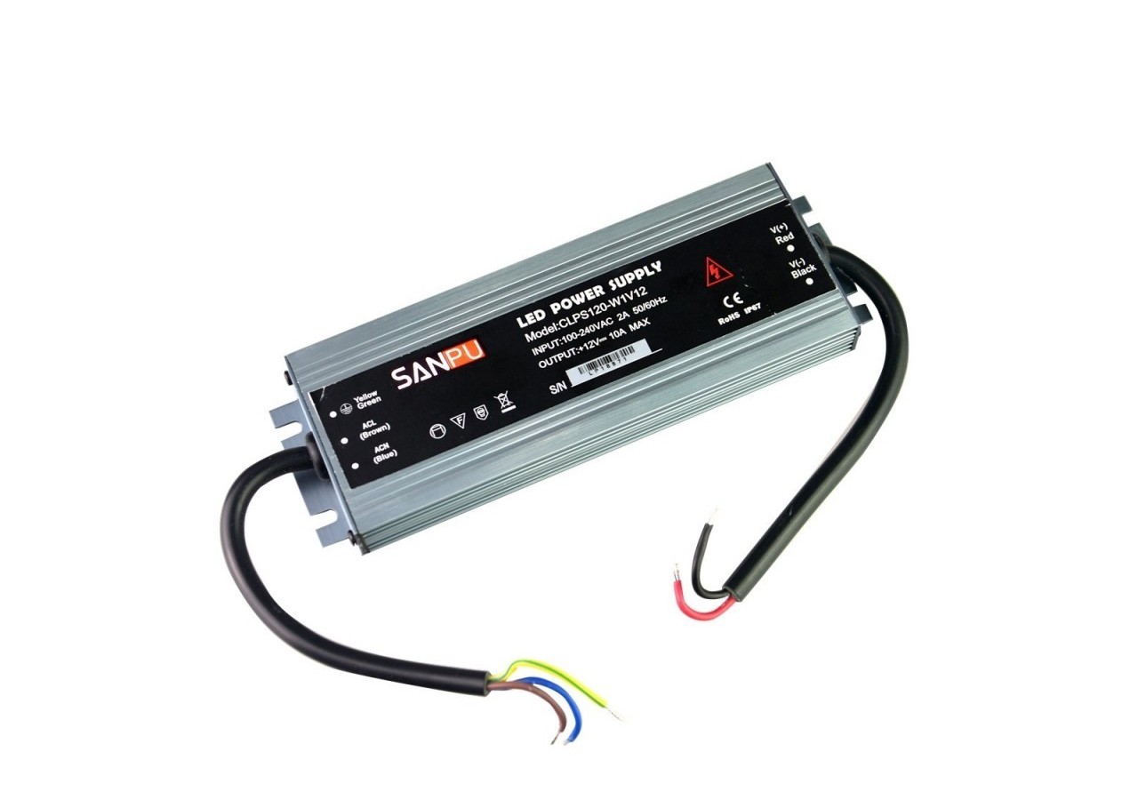 Alimentation compacte et étanche 12V 120W IP67 - B1581-120 - Barcelona LED