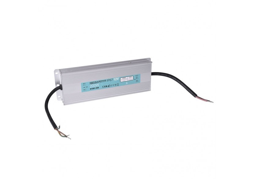 Transformateur étanche 12V 200W IP67 - B1581-200 - Barcelona LED