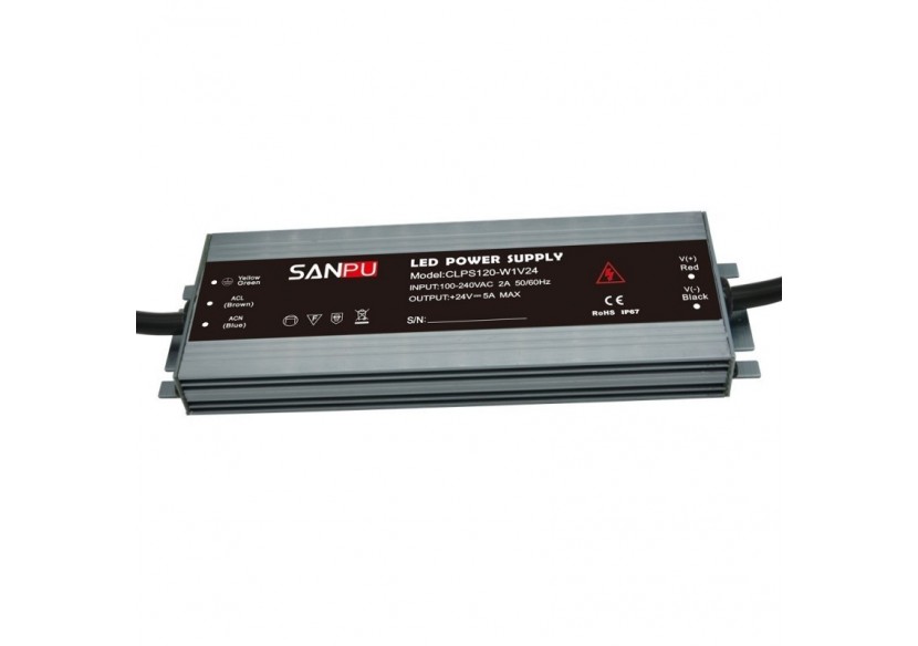 Alimentation compacte et étanche 24V 120W IP67 - B1585-120 - Barcelona LED Alimentation compacte et étanche 24V 120W IP67 - B1585-120 - Barcelona LED