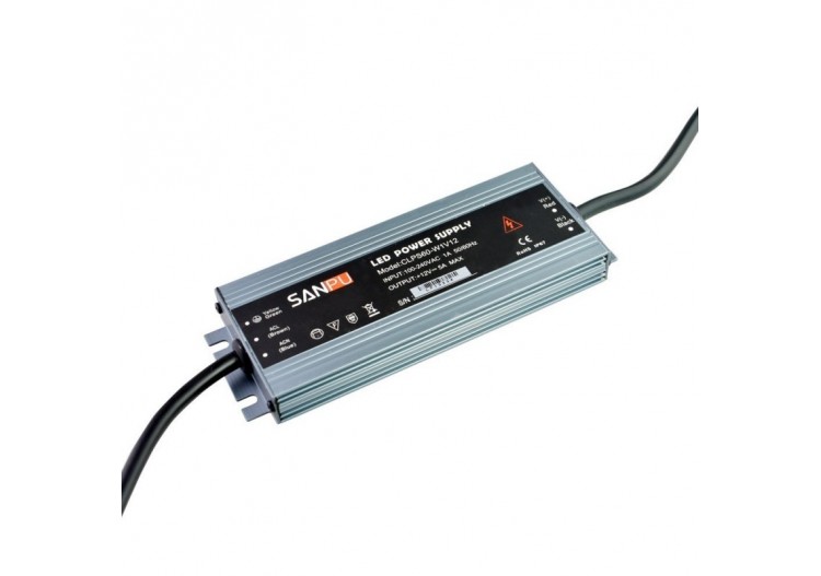 Transformateur étanche 12V 60W IP67 - B1581-60 - Barcelona LED