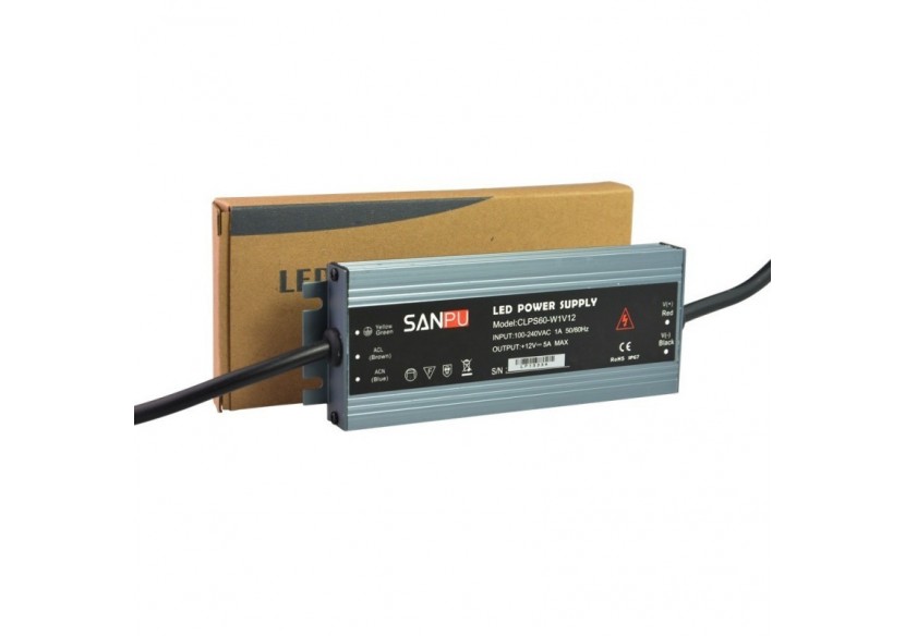 Transformateur étanche 12V 60W IP67 - B1581-60 - Barcelona LED Transformateur étanche 12V 60W IP67 - B1581-60 - Barcelona LED