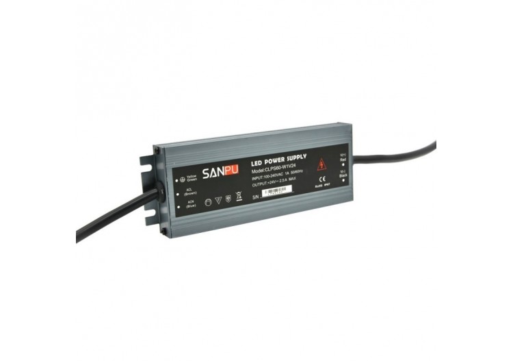 Transformateur 24V étanche 60W 2.5A IP67 - B1585-60 - Barcelona LED
