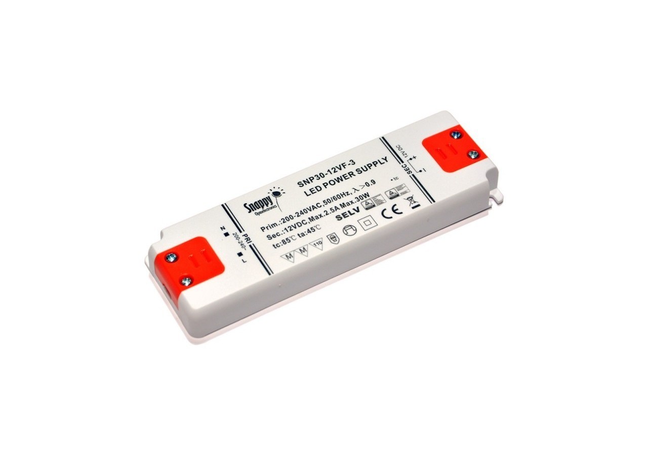 Alimentation 30W 12V DC 2.5A ultra fine - B1561-30 - Barcelona LED