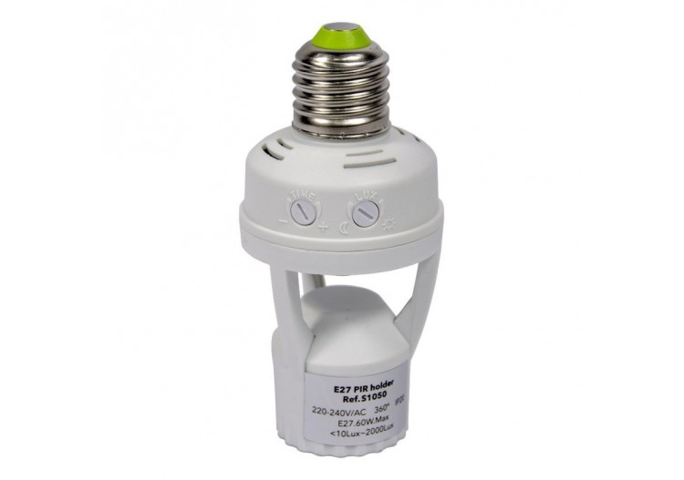 Adaptateur ampoule LED E27 détecteur de présence intégré - S1050 - Barcelona LED 2