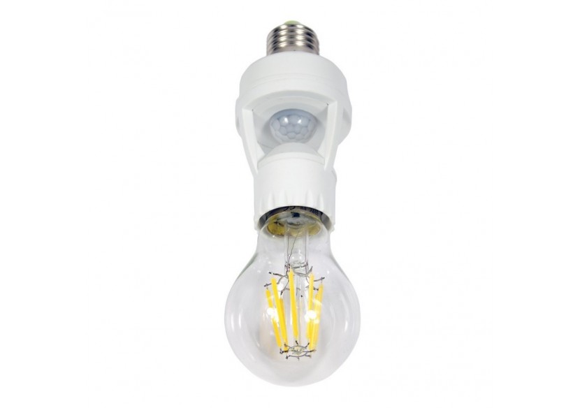 Adaptateur ampoule LED E27 détecteur de présence intégré - S1050 - Barcelona LED Adaptateur ampoule LED E27 détecteur de présence intégré - S1050 - Barcelona LED