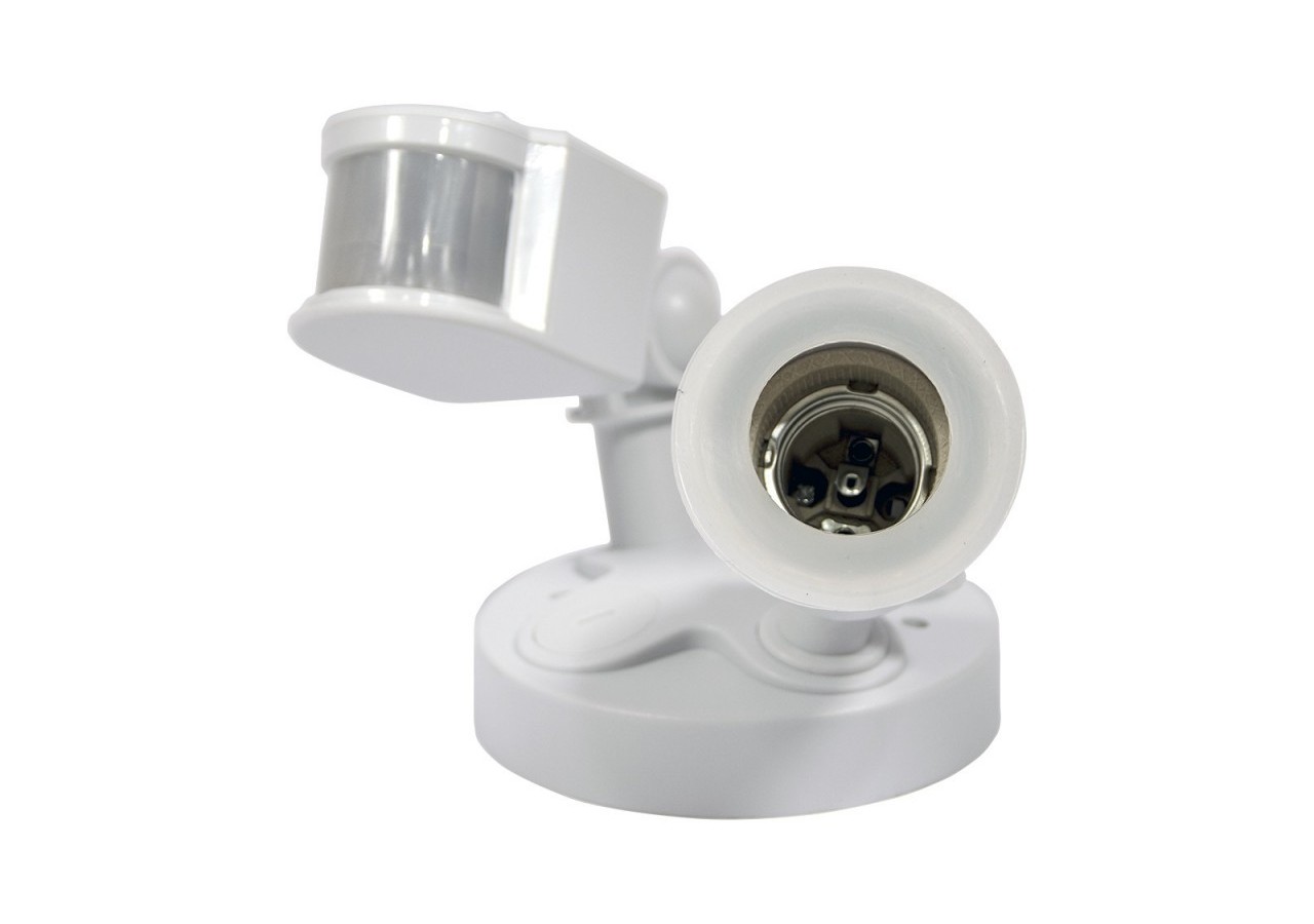 Douille E27 détecteur de présence PIR intégré IP44 - S1051 - Barcelona LED