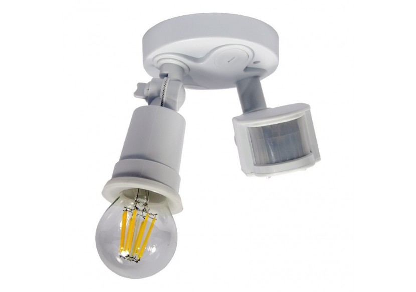 Douille E27 détecteur de présence PIR intégré IP44 - S1051 - Barcelona LED Douille E27 détecteur de présence PIR intégré IP44 - S1051 - Barcelona LED
