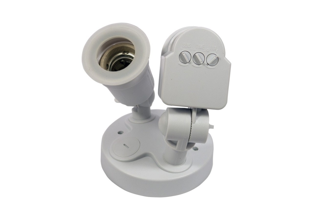 Douille E27 détecteur de présence PIR intégré IP44 - S1051 - Barcelona LED