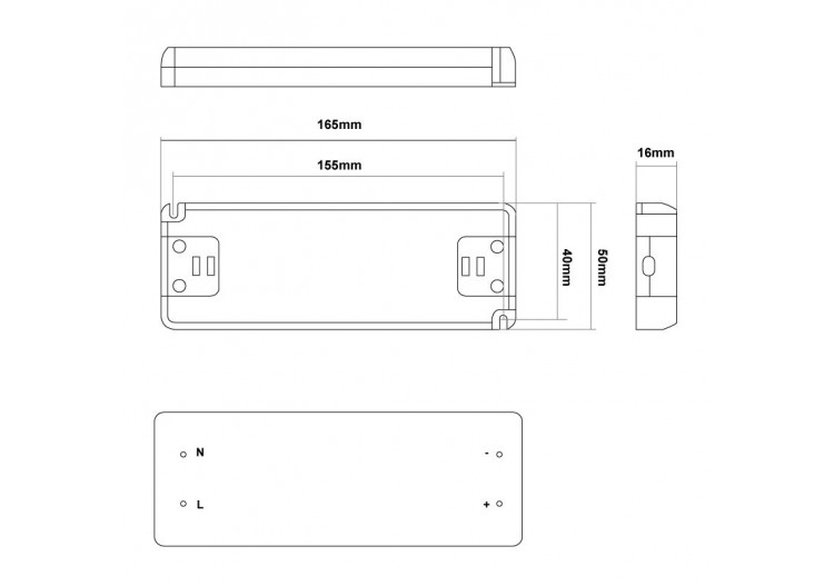 Transformateur 24V 30W 1.25A IP20 ultra fin - B1562-30 - Barcelona LED 2