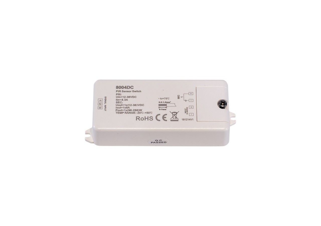 Détecteur de présence PIR 12-36V-CC IP20 - SR-8004DC - Barcelona LED