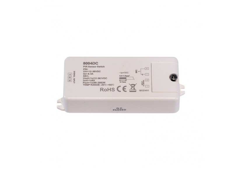 Détecteur de présence PIR 12-36V-CC IP20 - SR-8004DC - Barcelona LED
