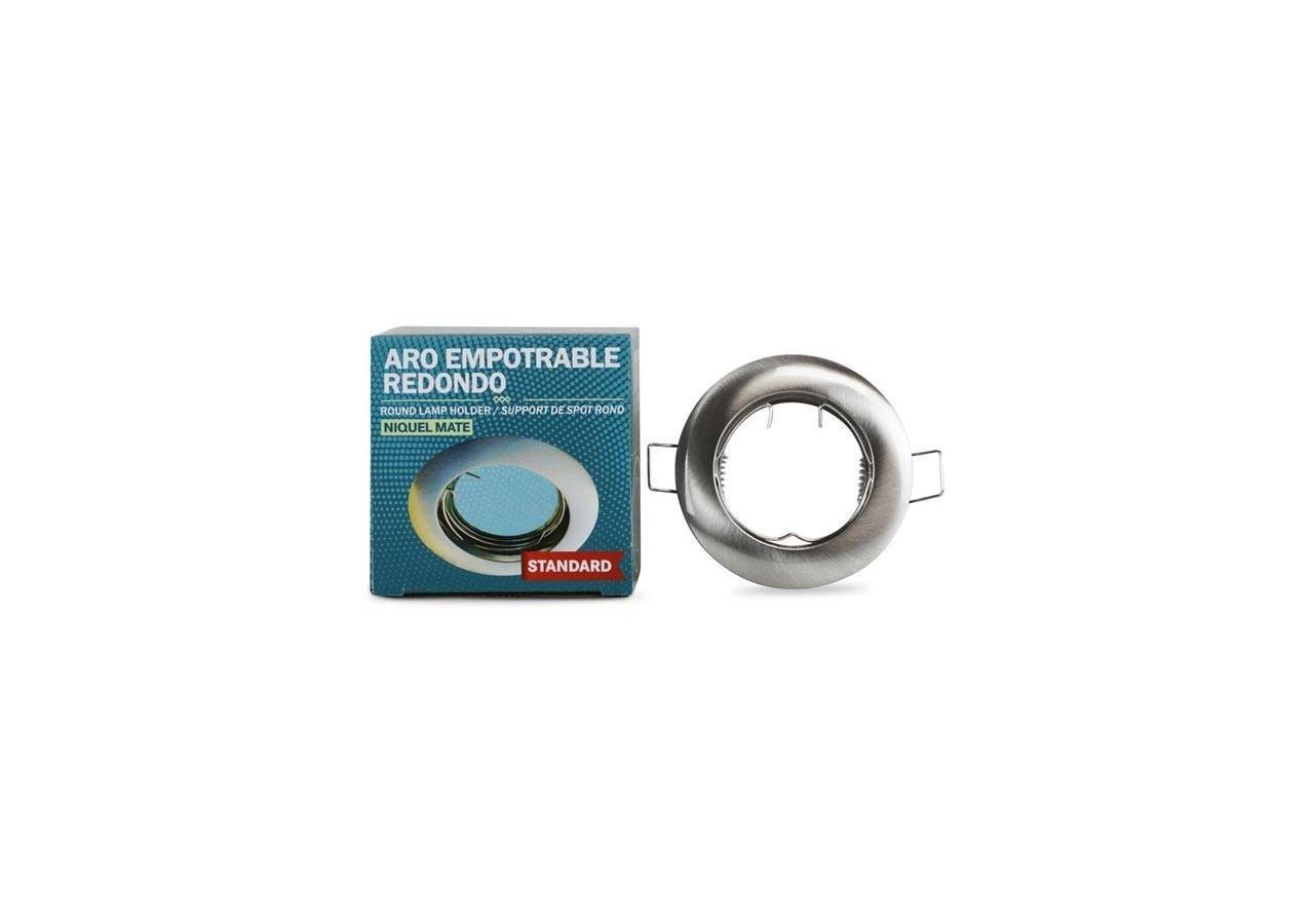 Collerette downlight pour ampoule GU10 / MR16-Coupe diamètre 62 mm - B951-NM - Barcelona LED