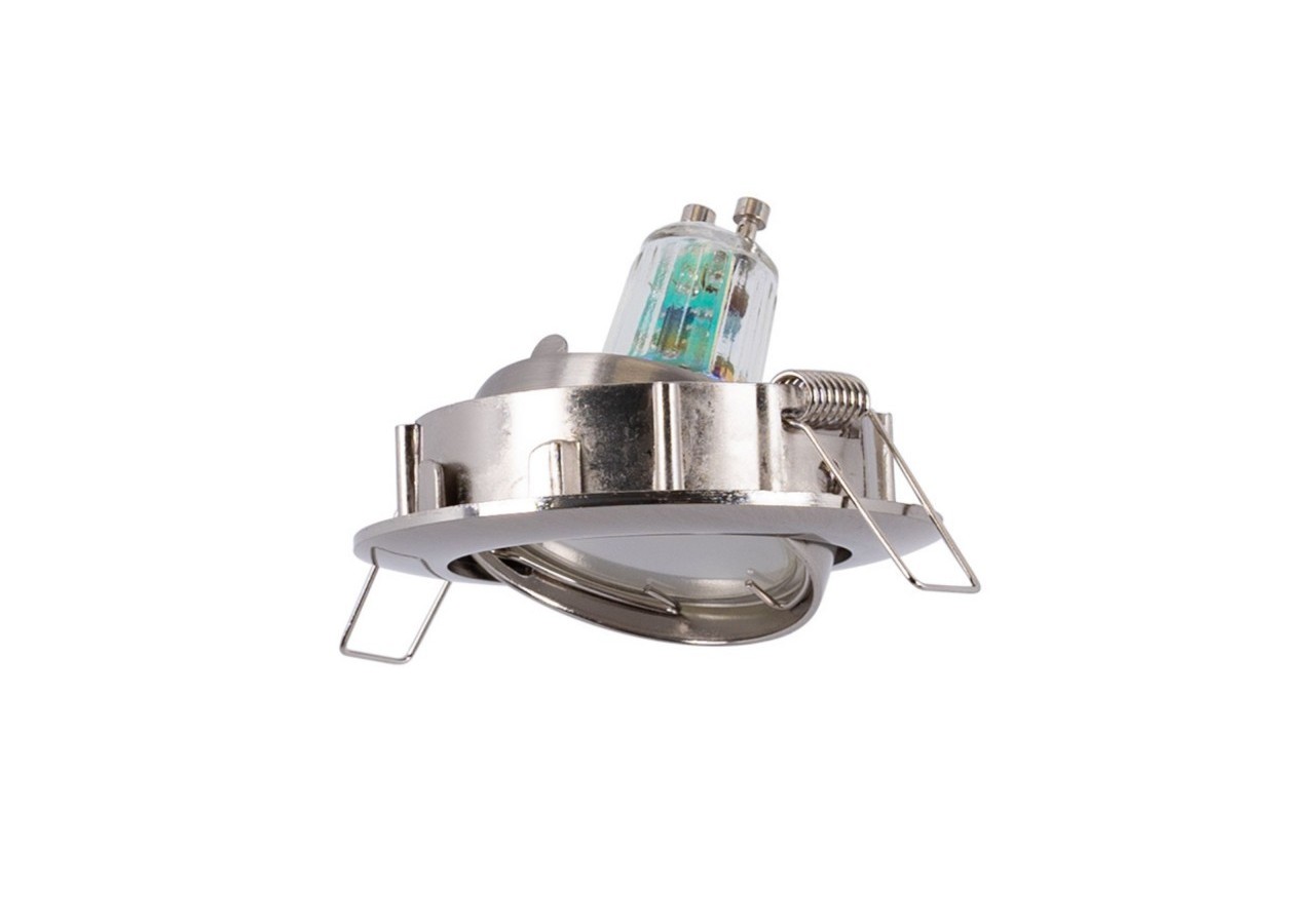 Collerette downlight orientable pour ampoule GU10 / MR16-Coupe diamètre 72 mm - B952-NM - Barcelona LED