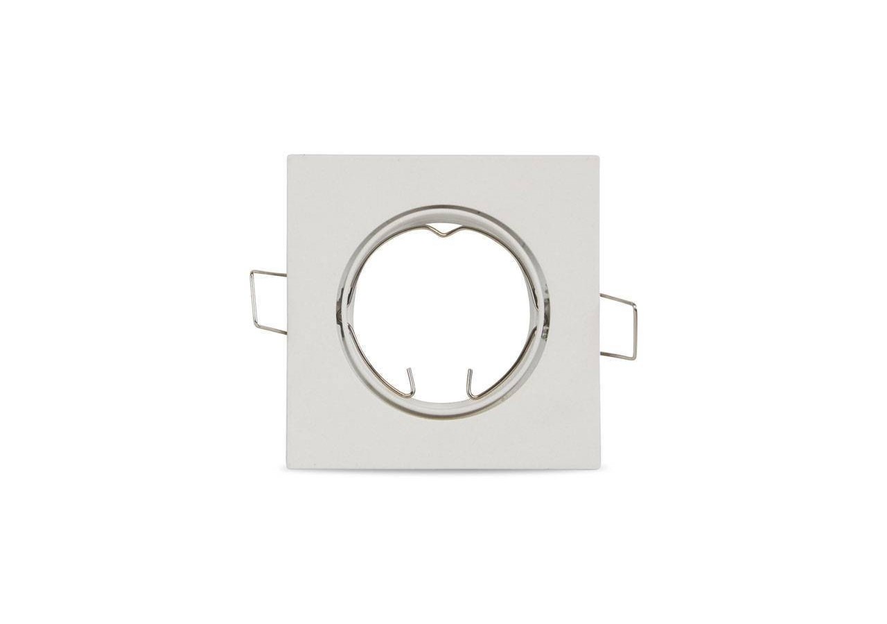 Collerette carrée orientable à encastrer GU10 / GU5.3 - B942-B - Barcelona LED