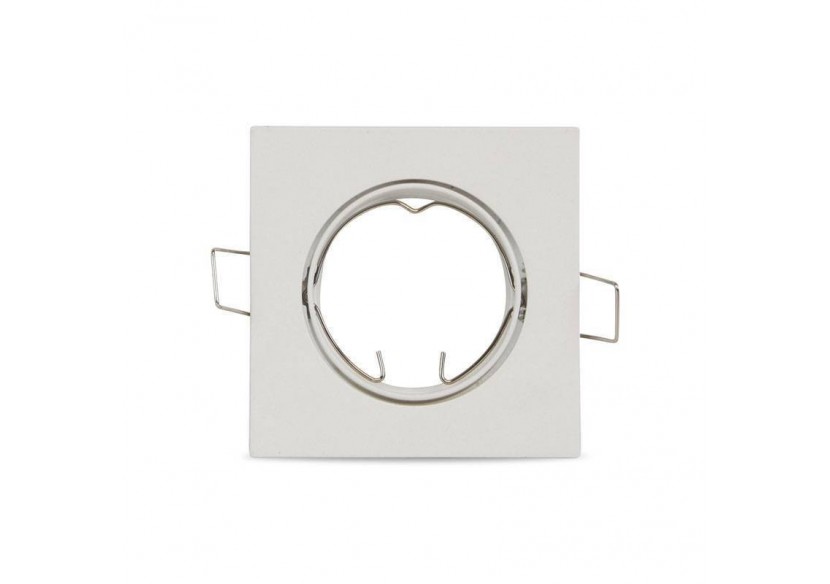 Collerette carrée orientable à encastrer GU10 / GU5.3 - B942-B - Barcelona LED