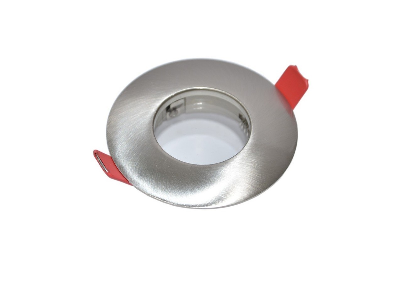 Collerette argentée étanche à encastrer pour ampoule GU10 / GU5.3 - B937-NS - Barcelona LED