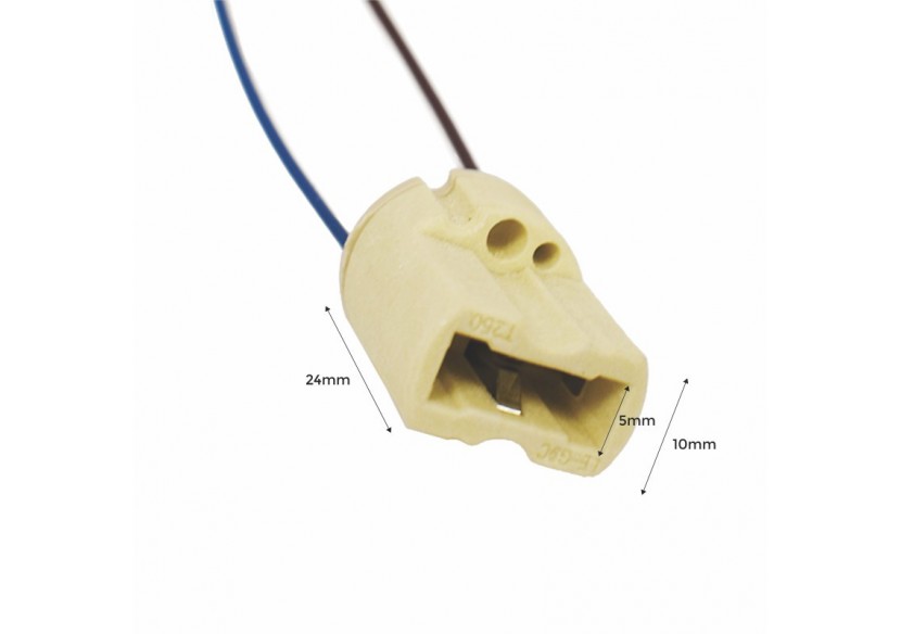 Douille G9 précâblée 230V-AC - B1636 - Barcelona LED