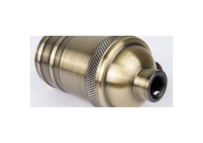 Douille E27 en finition bronze avec interrupteur (Vintage Serie) - LV102-BR - Barcelona LED