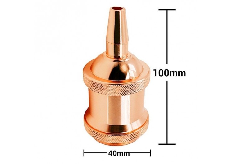 Douille E27 Dorée Rose Vintage Series - LV107-GLDR - Barcelona LED 2