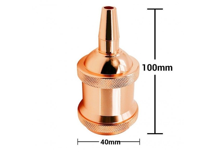 Douille E27 Dorée Rose Vintage Series - LV107-GLDR - Barcelona LED