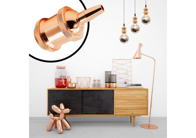 Douille E27 Dorée Rose Vintage Series - LV107-GLDR - Barcelona LED