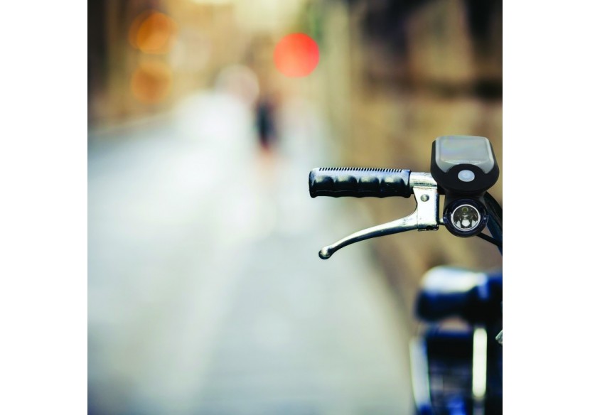 Lampe LED solaire pour bicyclette IP64 6500K 240lm - SLX002 - Barcelona LED