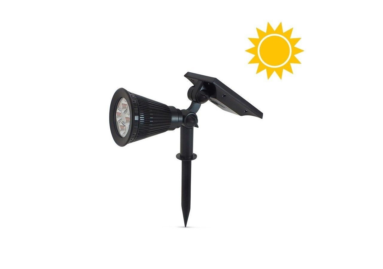 Spot solaire sur piquet de jardin 2W 3000K - SLB10 - Barcelona LED