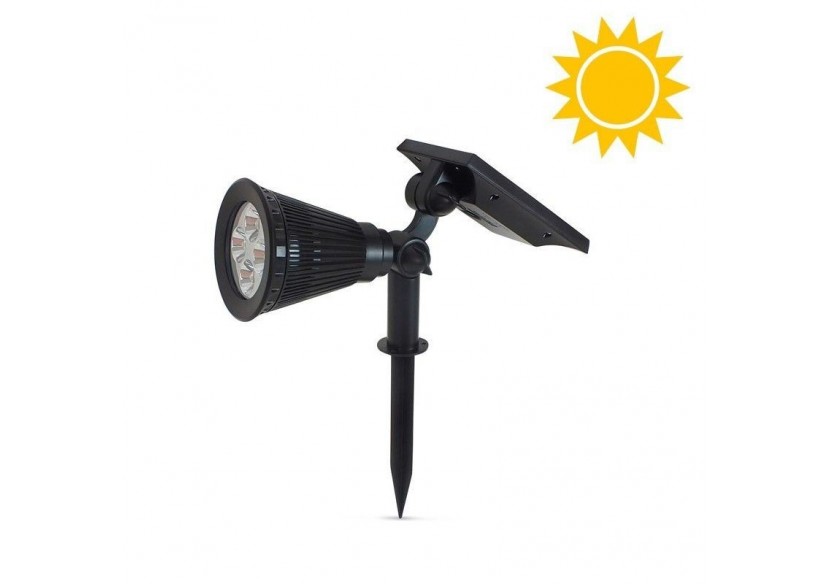 Spot solaire sur piquet de jardin 2W 3000K - SLB10 - Barcelona LED