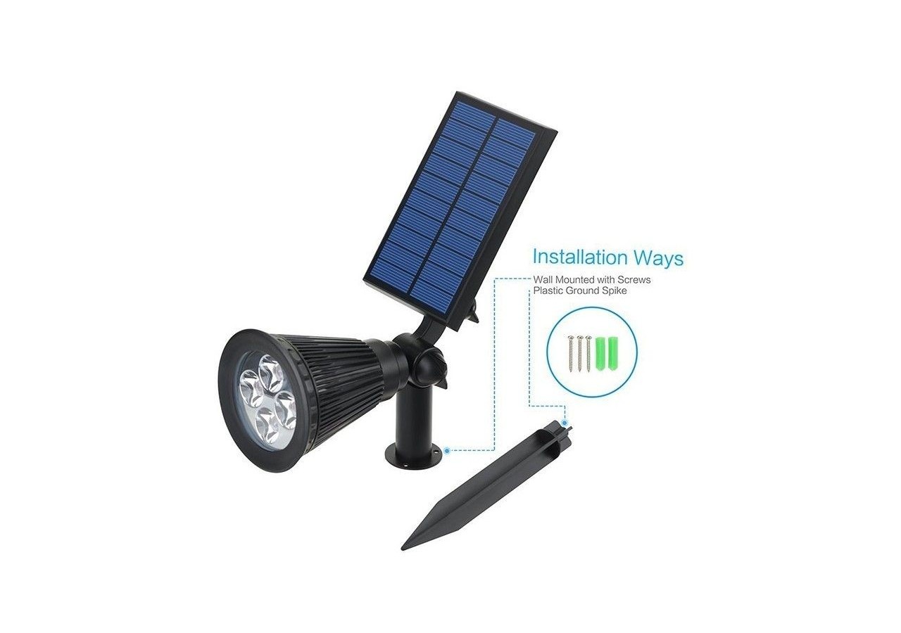 Spot solaire sur piquet de jardin 2W 3000K - SLB10 - Barcelona LED